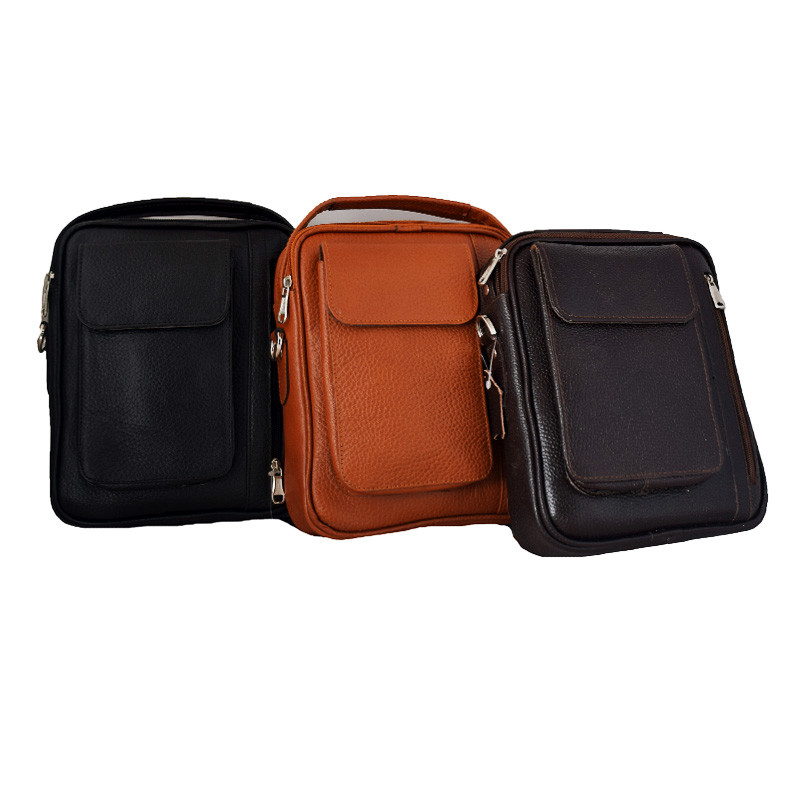 کیف رودوشی چرم طبیعی مدل 77 مناسب استفاده روزمره - تصویر 3