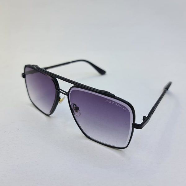 عینک آفتابی میباخ مربعی مستطیلی فریم فلزی UV400 - تصویر 5