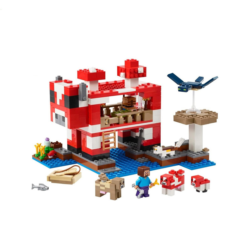 لگو Minecraft مدل The Mooshroom House کد 21270 - تصویر 8