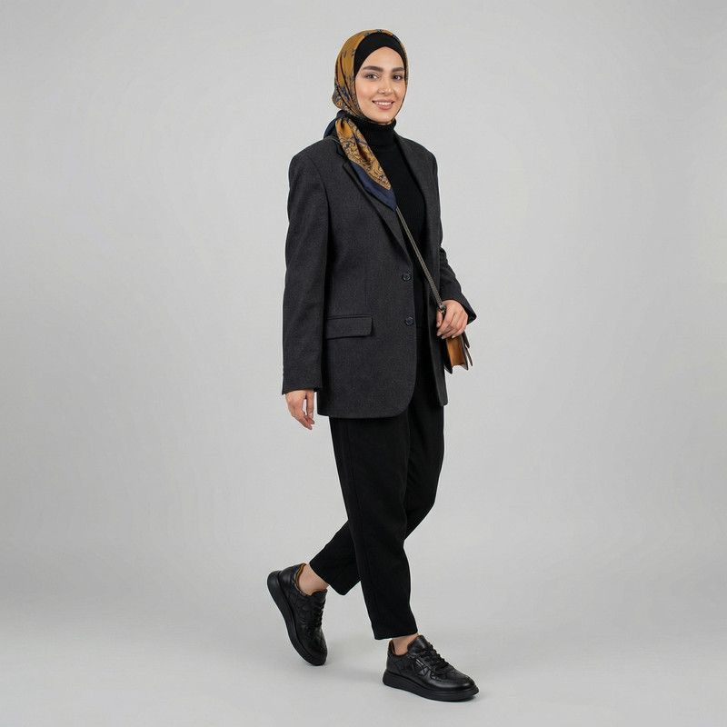 کفش روزمره زنانه چرم وحید مدل آنیکا با طرح خاص - تصویر 18