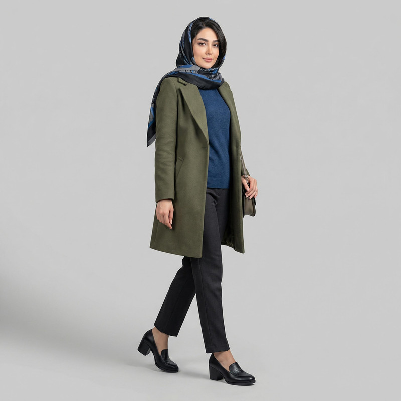 کفش پاشنه‌دار زنانه چرم طبیعی عطارد شبرو لیزارد - تصویر 6