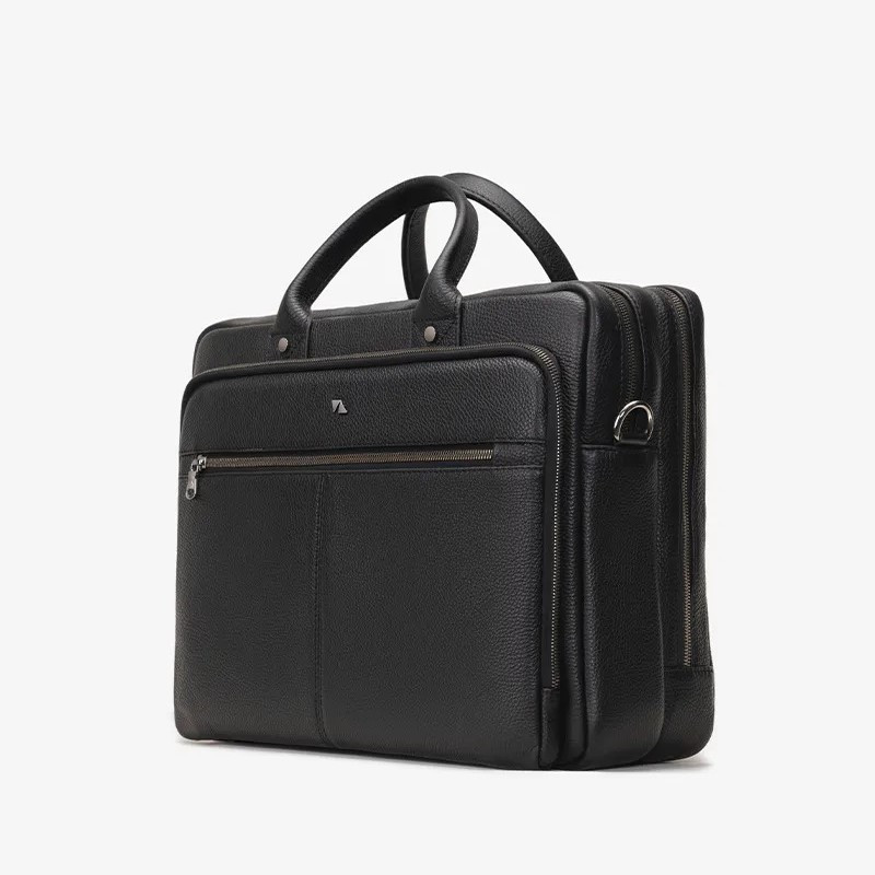 کیف اداری چرم مشهد مدل A5600 مناسب جلسات کاری - تصویر 4
