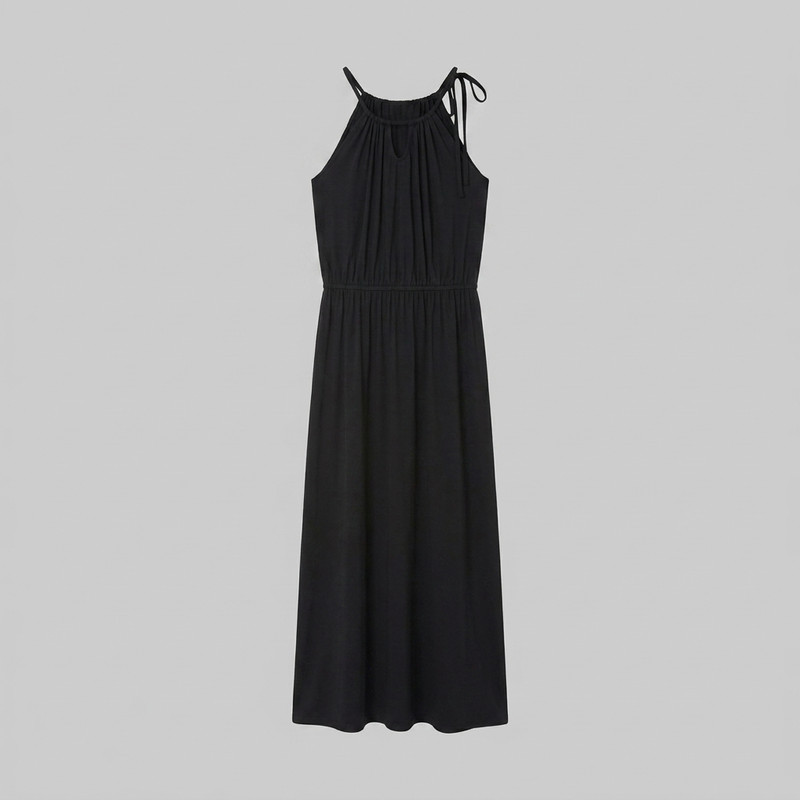 پیراهن یقه‌بندی زنانه اسمارا مدل Robe longue