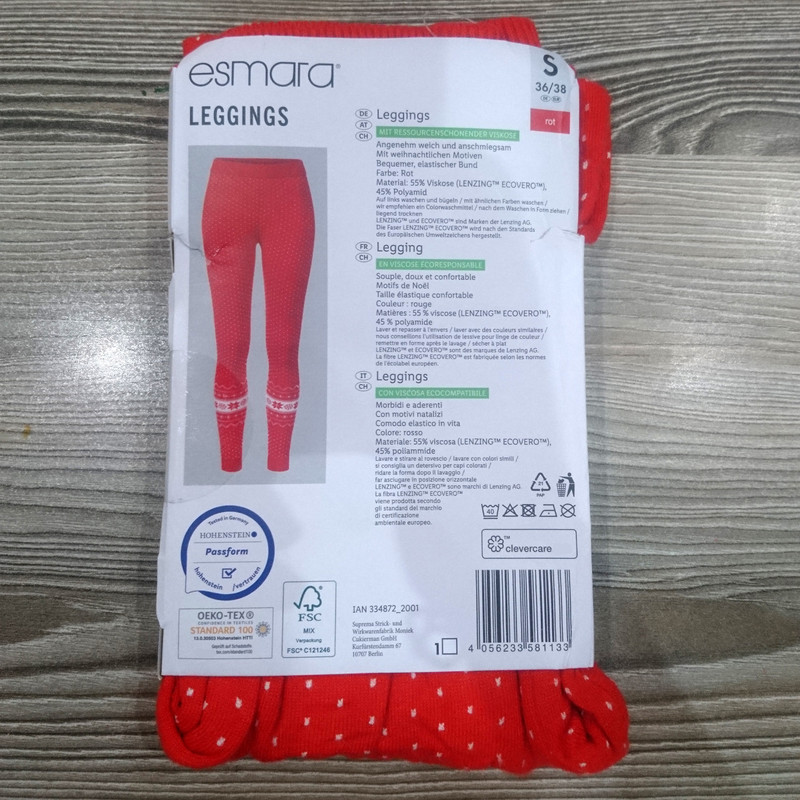 لگینگ زنانه اسمارا تو کرکی تو پنبه‌ای کد Le-Rd338 - تصویر 7