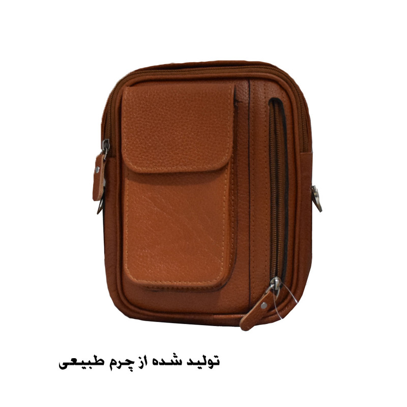 کیف رودوشی مردانه مدل ۰۷۷ چرم طبیعی فلوتر - تصویر 5