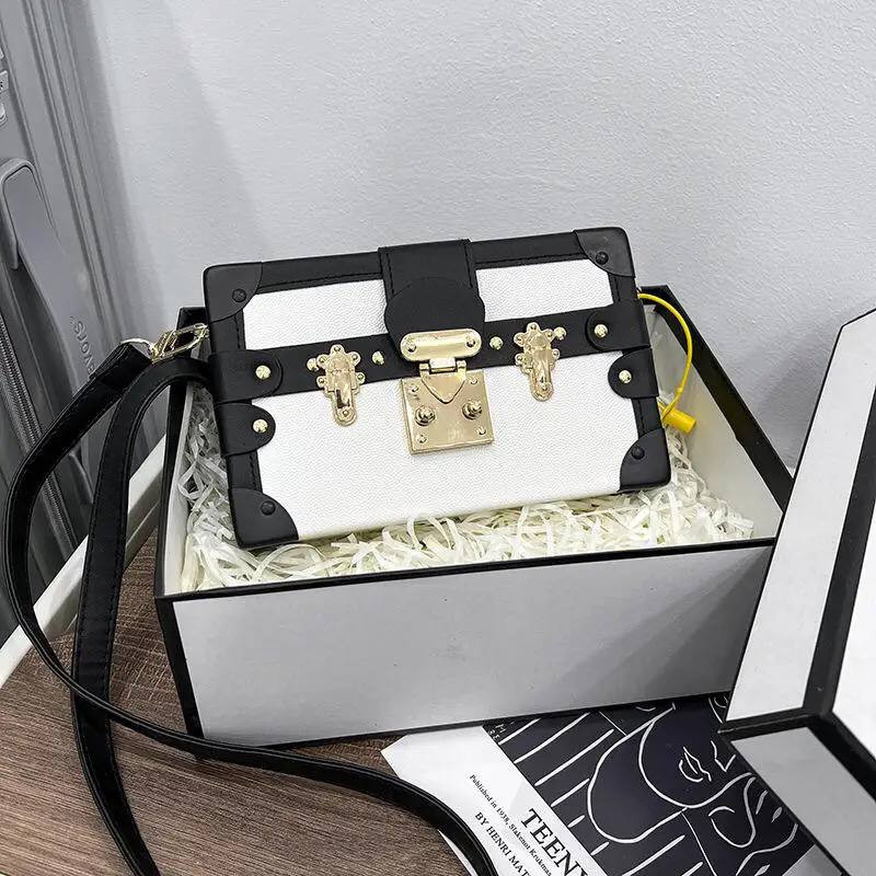 کیف دوشی زنانه مدل FD-27 طرح باکس ترند 2023 - تصویر 2