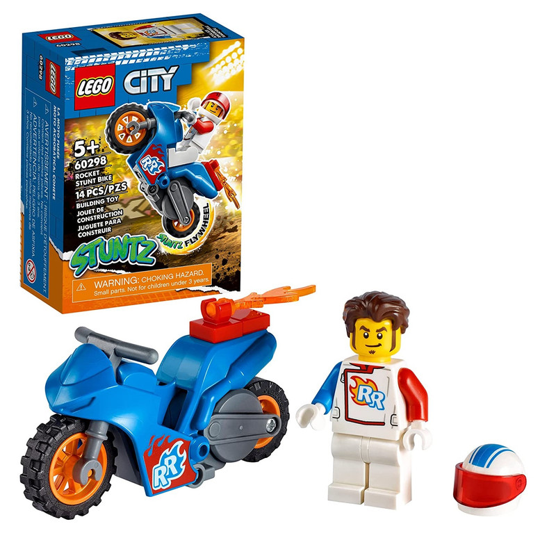 لگو City مدل Rocket Stunt Bike کد 60298 - تصویر 3