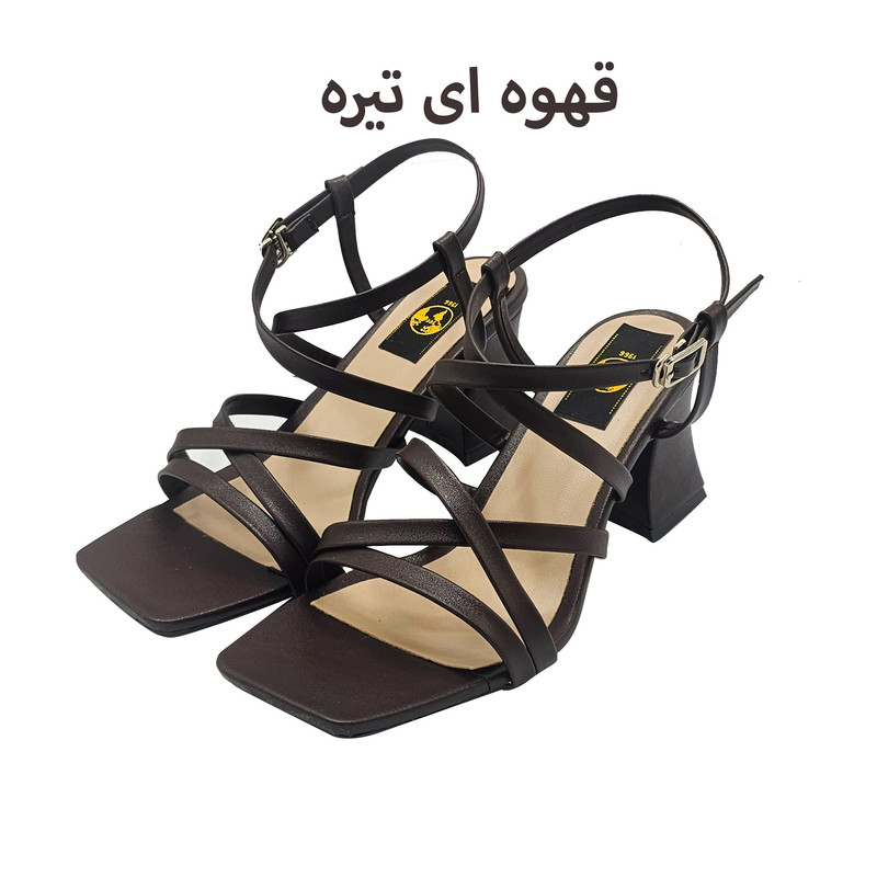 صندل زنانه سی با پاشنه ۶ سانتی متریال - تصویر 11