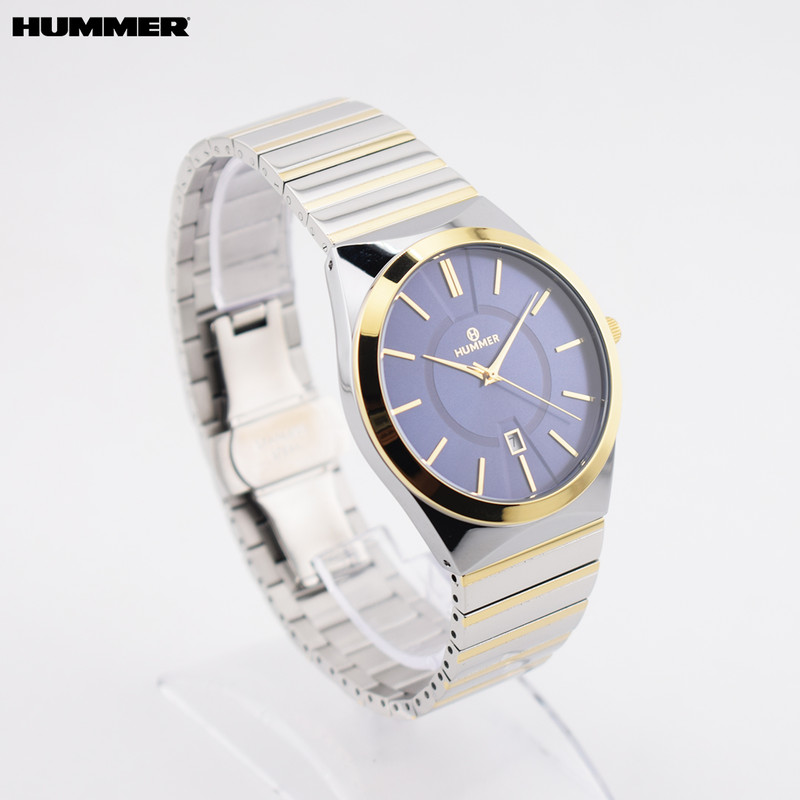 ساعت مچی مردانه کوارتز هامر موتور ژاپن قفل مخفی 814G-C6 - تصویر 20