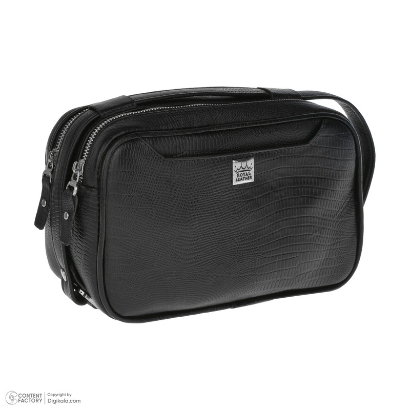 کیف دستی مردانه رویال چرم دو محفظه مدل P26.2 - تصویر 5