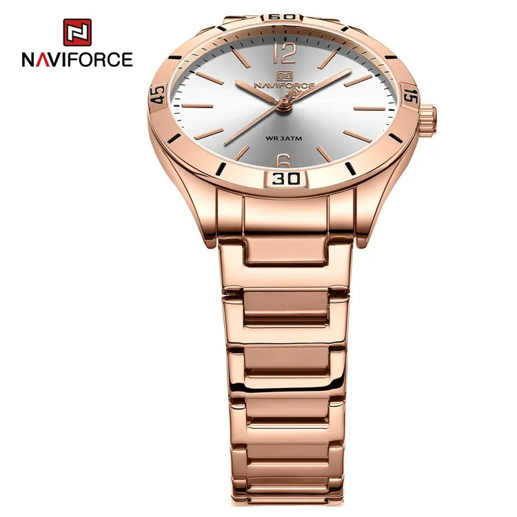 ساعت زنانه نیوی فورس مدل NF5029RGW شیک - تصویر 4