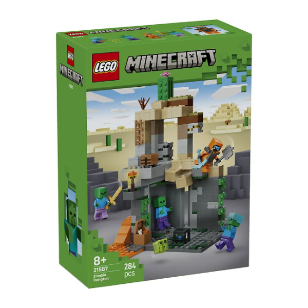 لگو Minecraft مدل Zombie Dungeon کد 21587