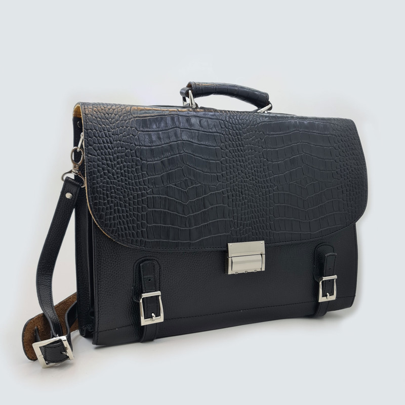 کیف اداری چرم طبیعی آفاق مدل 600 مناسب استفاده روزانه - تصویر 3