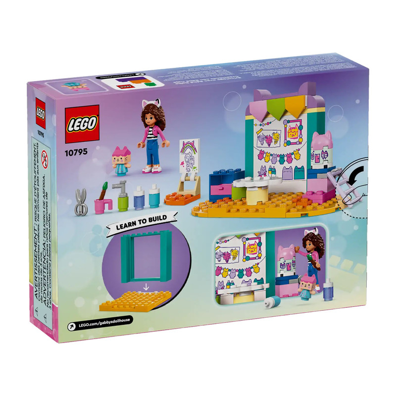 لگو Gabby’s Dollhouse مدل Crafting With Baby Box کد 10795 - تصویر 4