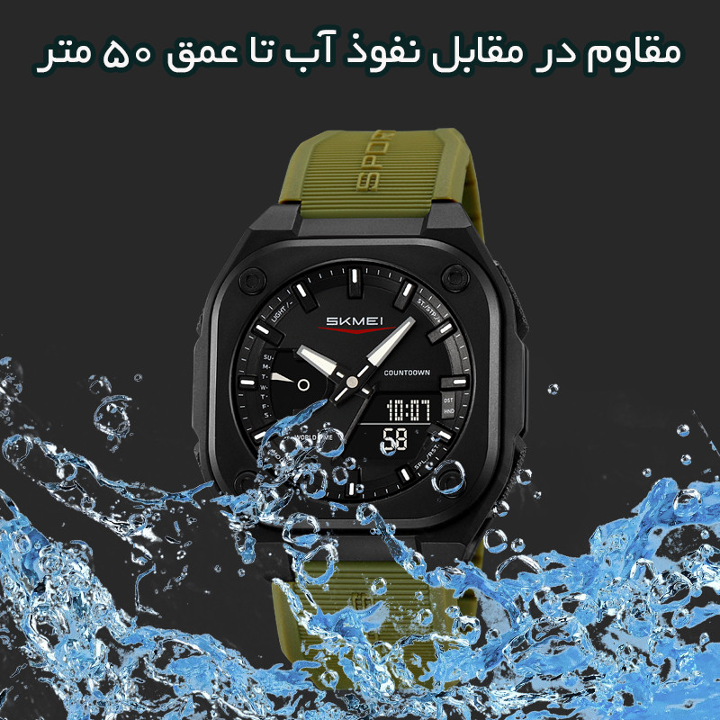 ساعت مچی مردانه اسکمی مدل 2328 AG اسپرت - تصویر 5