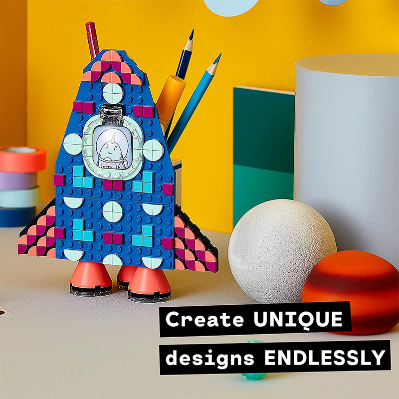 لگو DOTS مدل Pencil Holder کد 41936 طرح موشک - تصویر 3