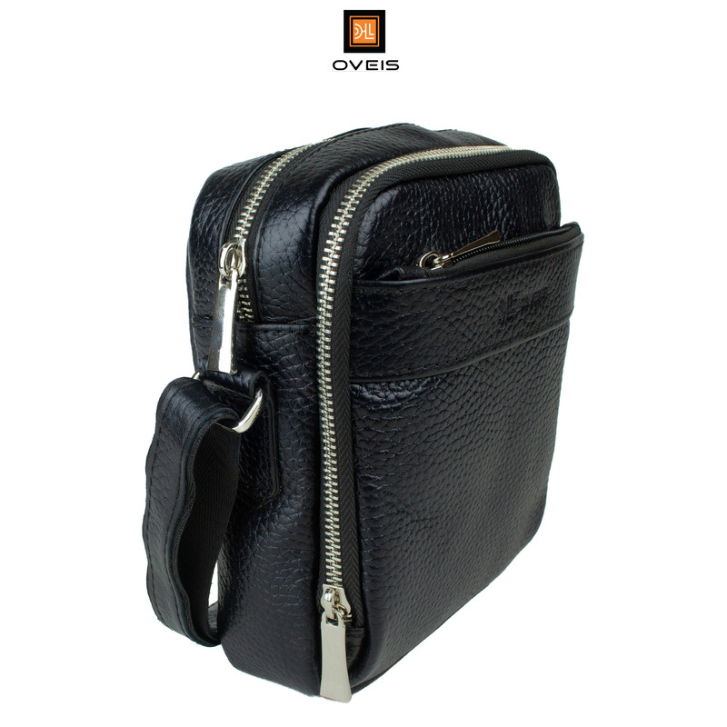 کیف رودوشی چرم اویس مدل K12008_F دو محفظه - تصویر 4