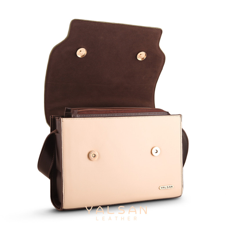 کیف رودوشی زنانه چرم یلسان مدل نلین کد 121-MC-SZ14 - تصویر 12