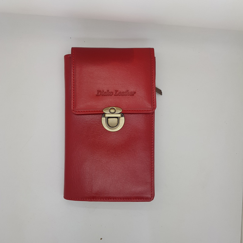 کیف مدارک چرم دیاکو مدل P100 دوشی با جیب موبایل - تصویر 6