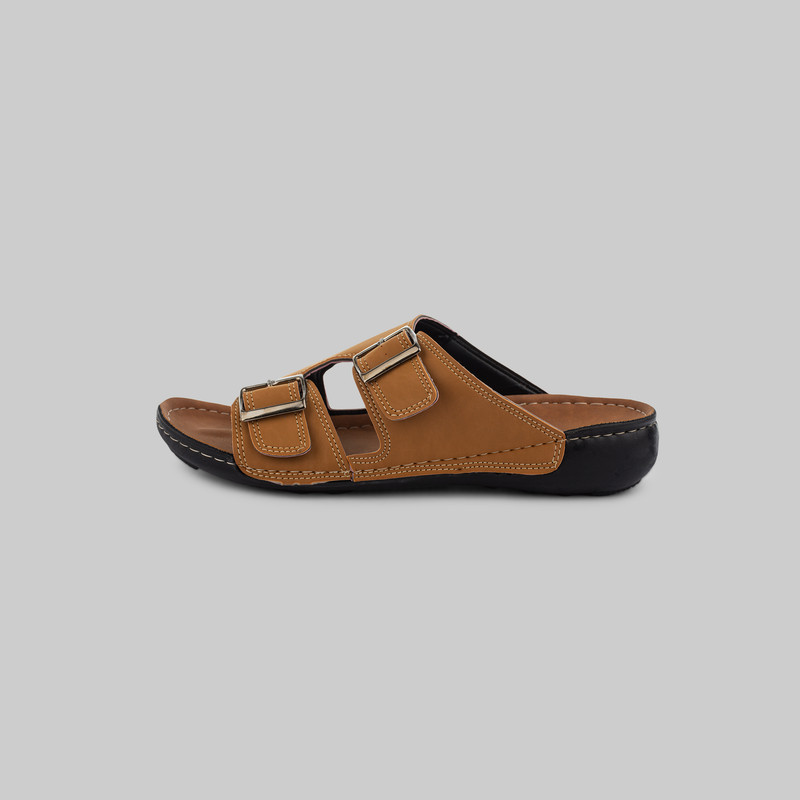 صندل طبی مردانه نیکتا با طراحی ارگونومیک و متریال چرمی باکیفیت - تصویر 3