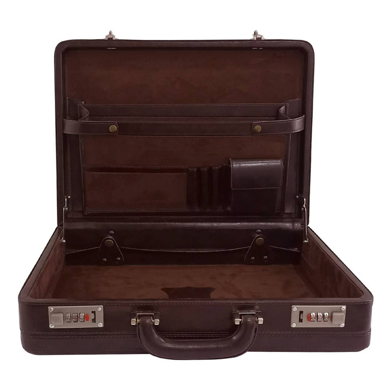 کیف اداری مردانه کن چرم مدل MO-005 - تصویر 15