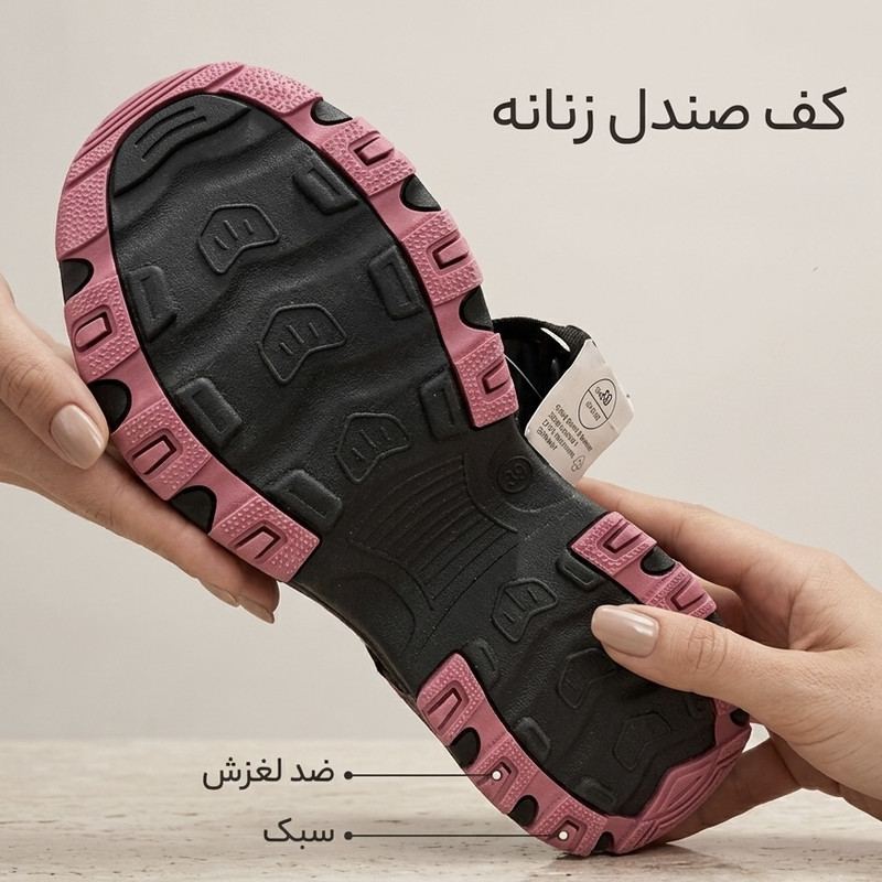 صندل طبی زنانه راک تریل آلمان تنفسی با تکنولوژی آنتی‌شوک - تصویر 6