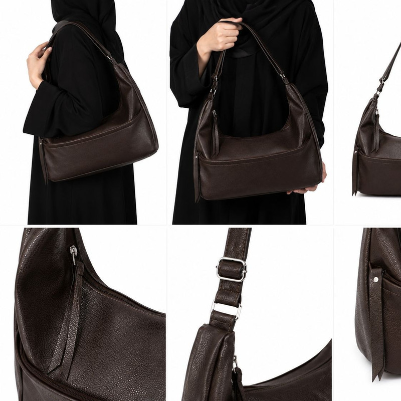 کیف رودوشی زنانه مدل MR002 با جیب سرتاسری - تصویر 6