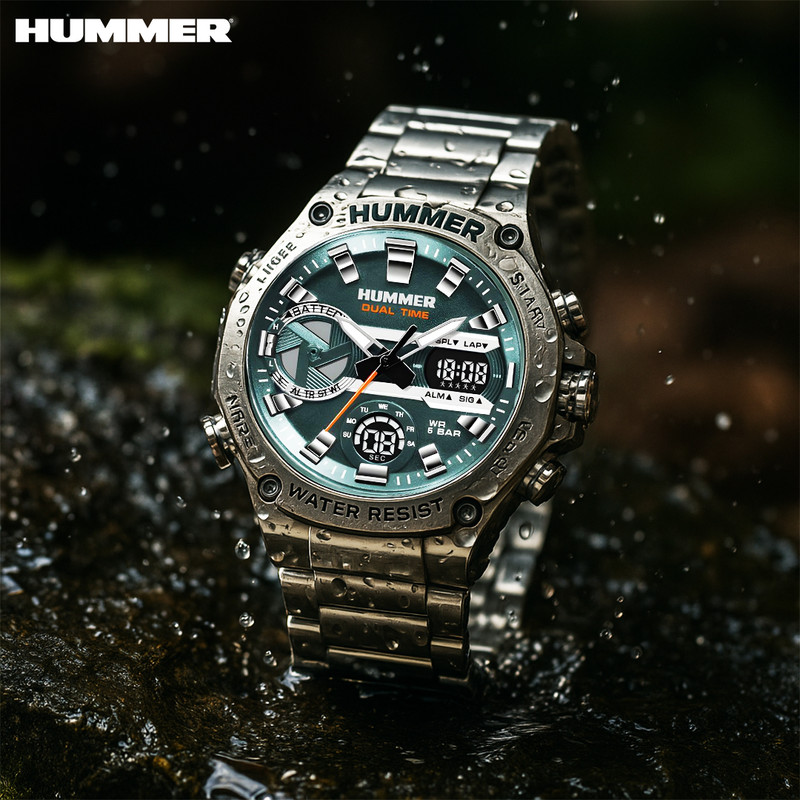 ساعت مچی مردانه هامر مدل HM1444-C1 بند استیل - تصویر 3
