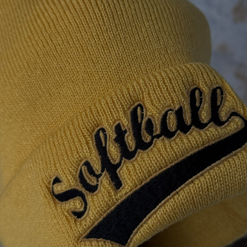 کلاه بافتنی اکریلیک گوشدار KOT 468 گلدوزی Softball - تصویر 6
