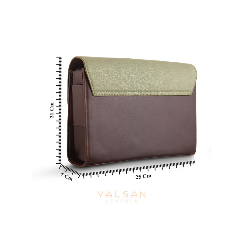 کیف رودوشی زنانه چرم یلسان مدل نلین کد 121-MC-SZ14 - تصویر 7