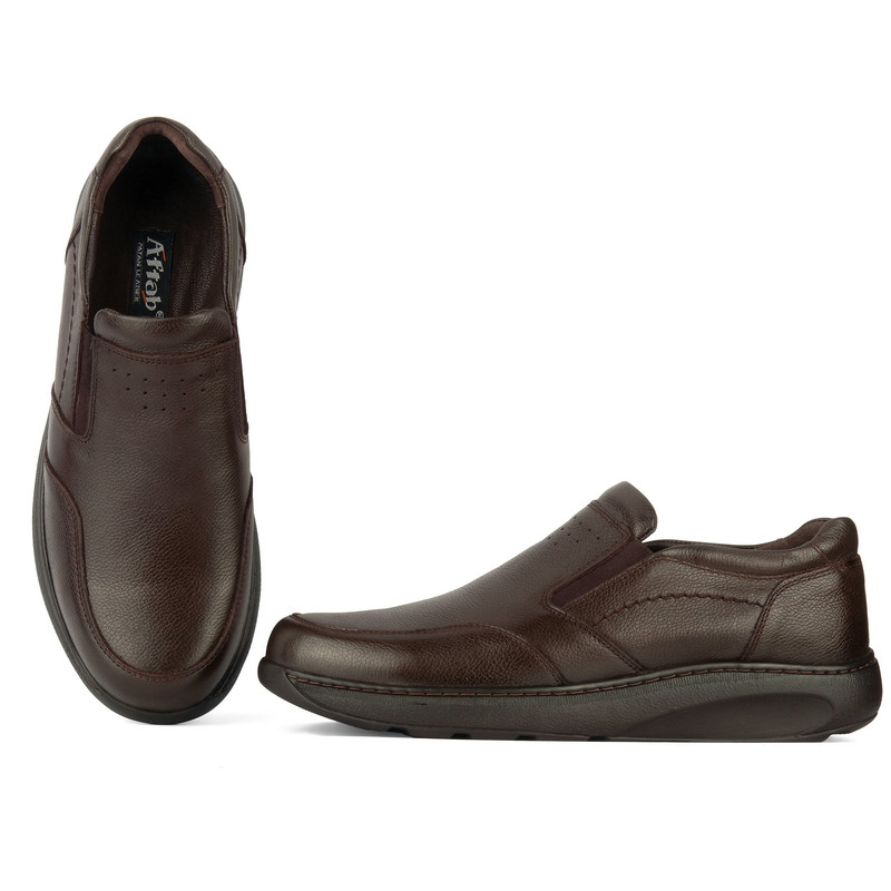 کفش کلارک طبی تمام چرم مردانه پاتن چرم آفتاب R2 - تصویر 9