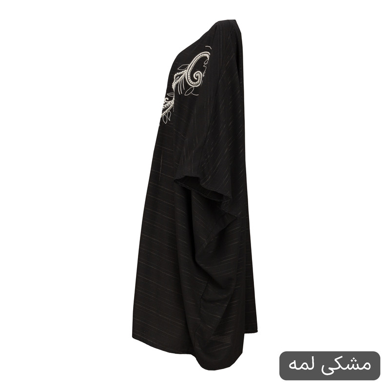 مانتو عبایی زیر زانو زنانه السانا مدل آریاس کد ۲۵۴۵ یقه هفت - تصویر 7