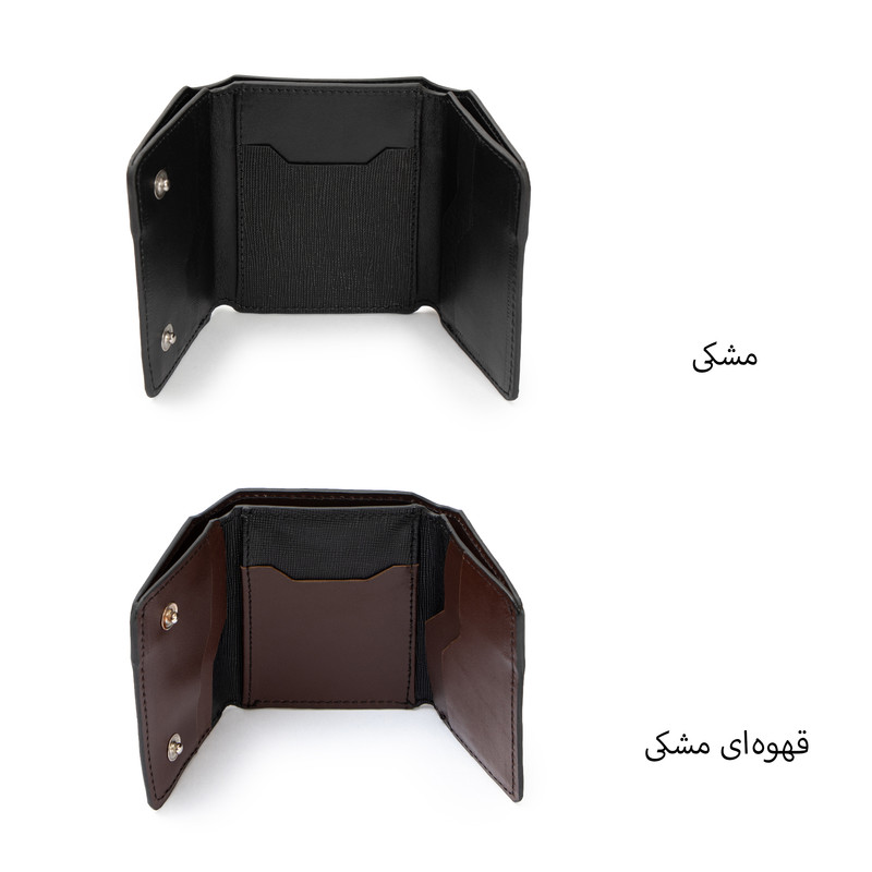 کیف پول چرم عطارد مدل K71 چرم طبیعی گاوی ۷ اسلات - تصویر 13