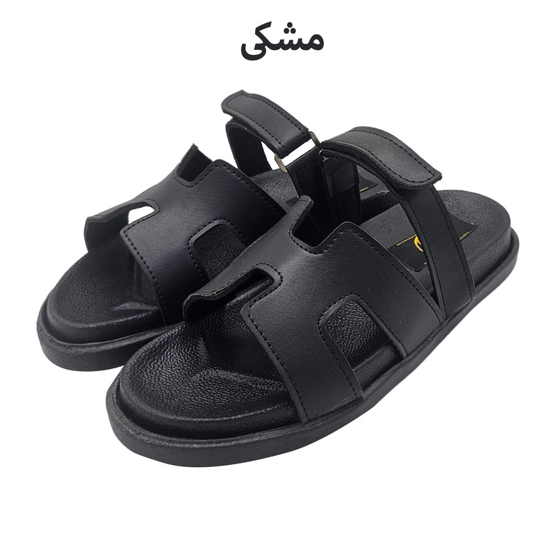صندل زنانه سیی طبی ترک روزمره - تصویر 7