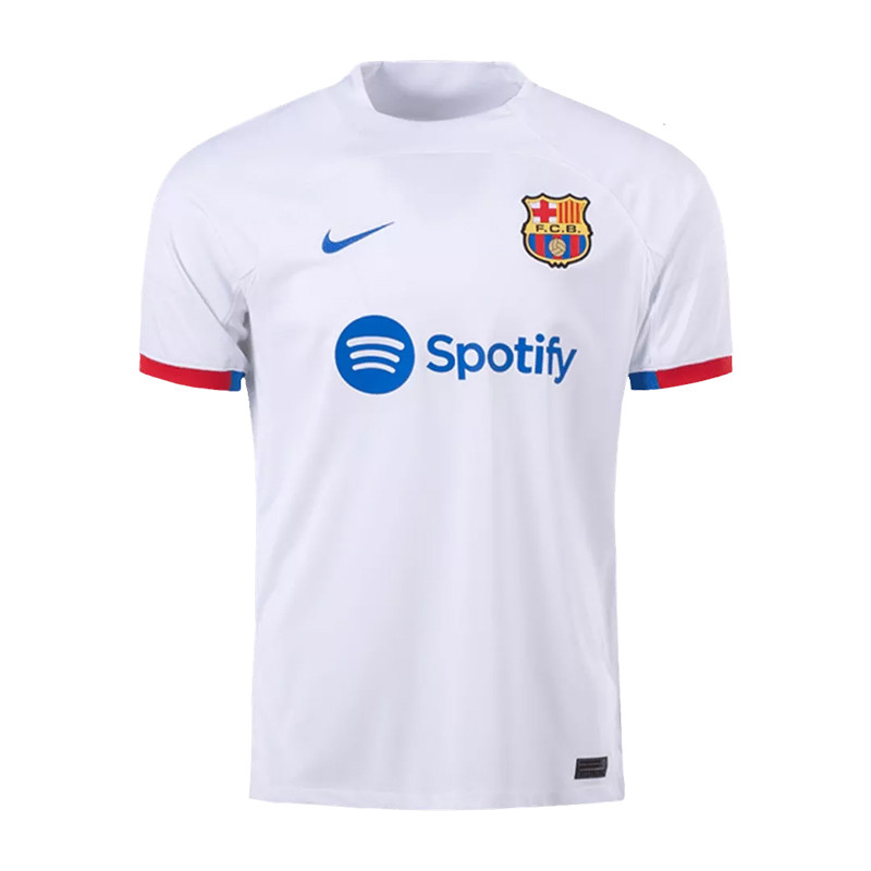 تی‌شرت ورزشی مردانه بارسلونا Away 2024 سبک هواداری و تنفس‌پذیر