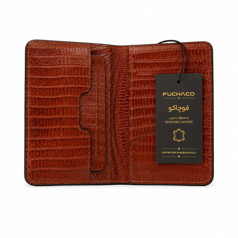 جاکارتی فوچاکو مدل کولتر لیزارد چرم طبیعی - تصویر 4