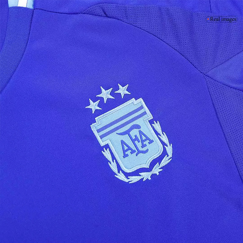 ست تی‌شرت و شلوارک ورزشی مردانه آرژانتین مدل Away ۲۰۲۵ - تصویر 17