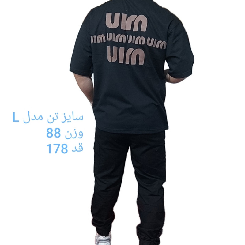 تی‌شرت مردانه آستین کوتاه مدل دو نخ - تصویر 3