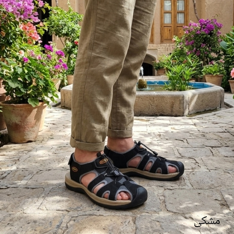 صندل مردانه اسپرت با طراحی بند مدرن - تصویر 3