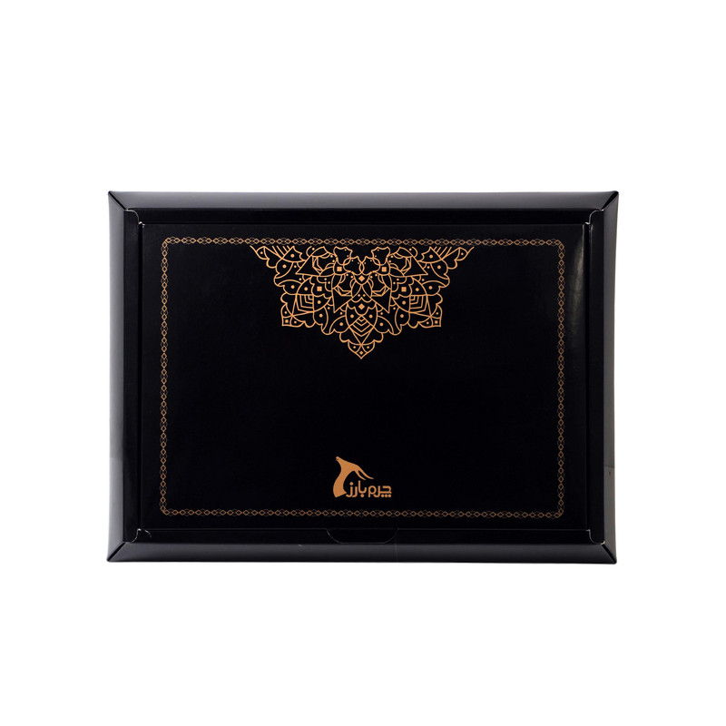 ست هدیه چرم بارز کد DS25 با کیف پول و آینه رژ در باکس اختصاصی - تصویر 6