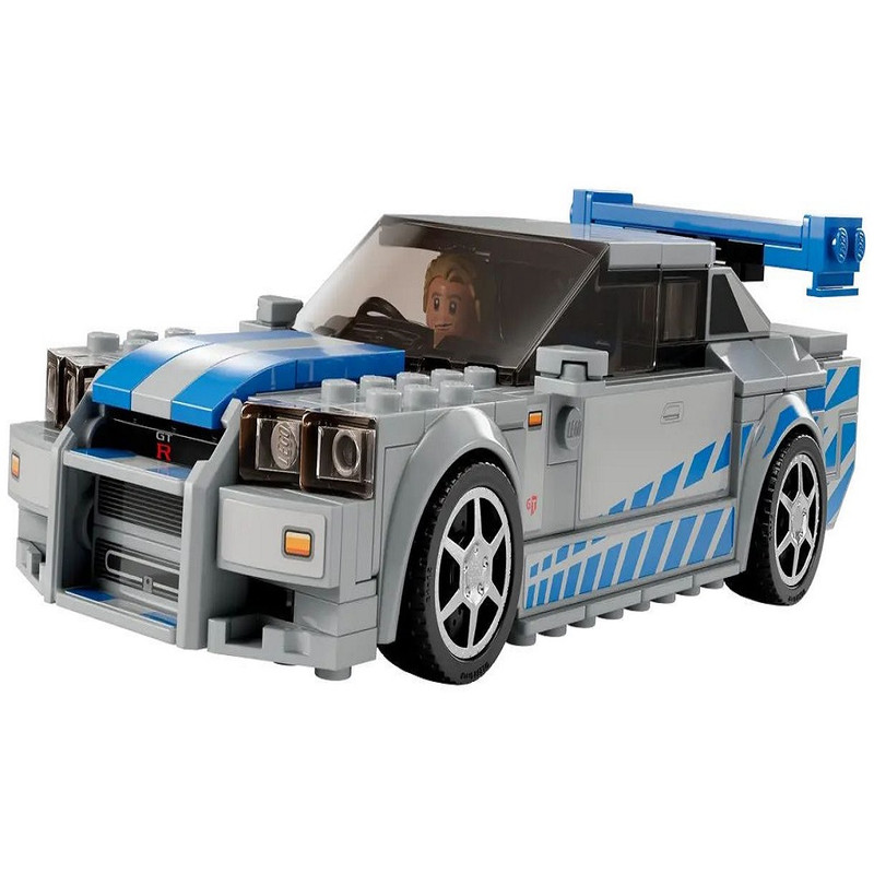 لگو Speed Champions مدل Fast 2 Furious Nissan Skyline GT-R (R34) - تصویر 6