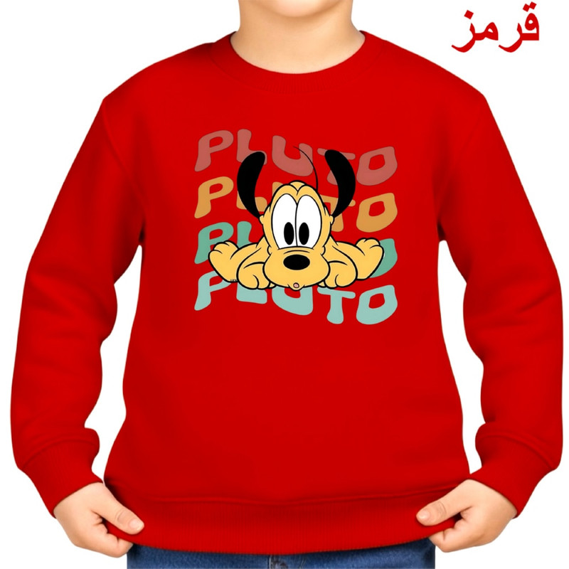 سویشرت کودک مدل سگ نوشته، پنبه درجه یک - تصویر 4