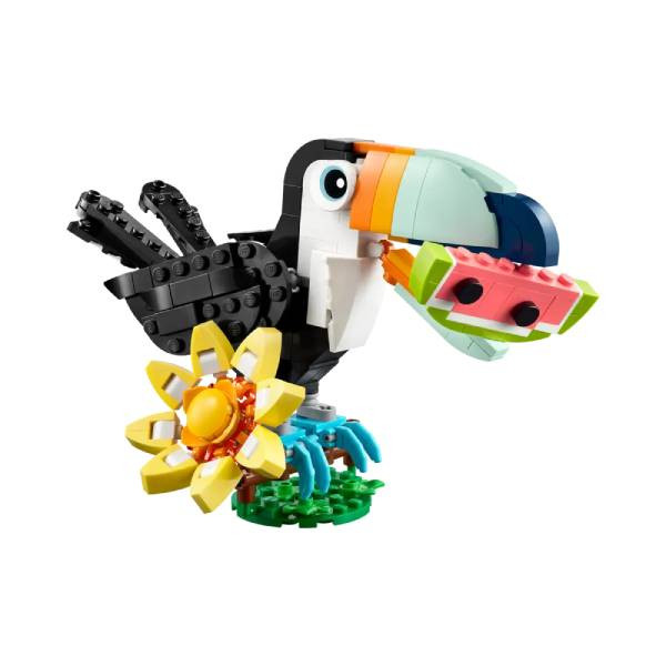 لگو Creator مدل Wild Animals Tropical Toucan کد 31173 - تصویر 3