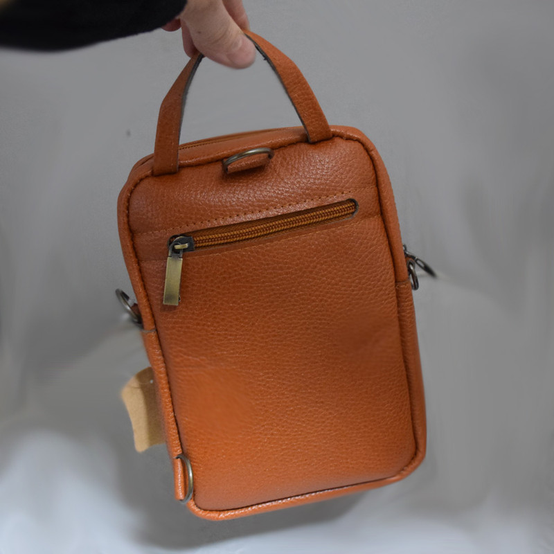 کیف رودوشی مردانه چرم طبیعی فلوتری مدل Man70 - تصویر 14