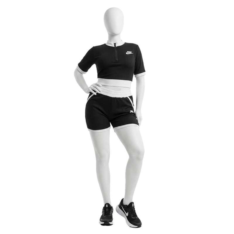 ست تی‌شرت آستین کوتاه و شلوارک راحتی زنانه مدل NK103
