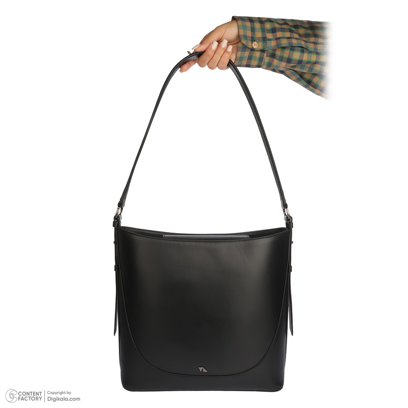 کیف دستی زنانه چرم مشهد مدل S5298-001 جادار - تصویر 7