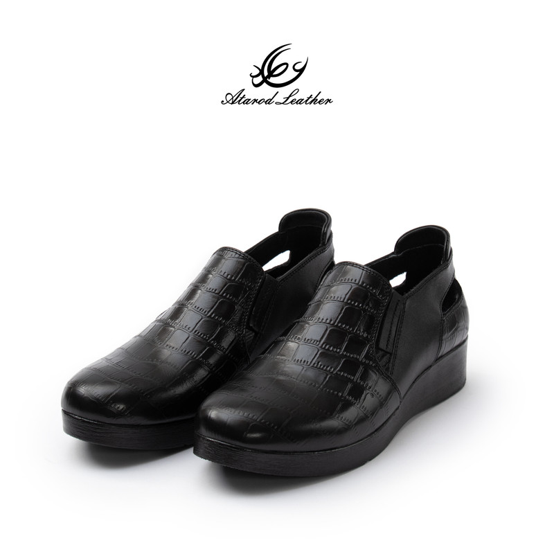 کفش طبی زنانه چرم عطارد مدل SH352 تمام چرم - تصویر 3