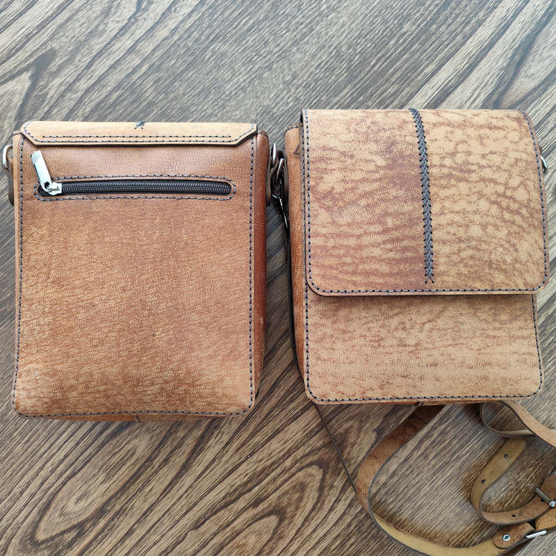 کیف رودوشی چرم طبیعی بزی مدل Sch-D2 سبک و شیک - تصویر 7