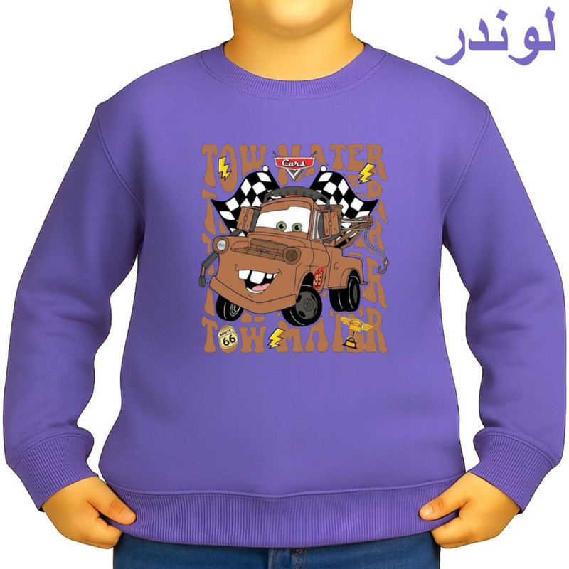سویشرت بچگانه ماشین‌ها چاپ دیجیتال پنبه درجه یک