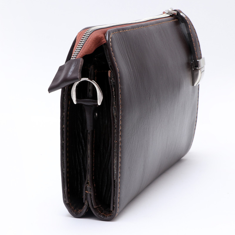 کیف دستی چرم طبیعی با ۷ قسمت‌بندی - تصویر 4